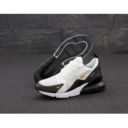 Кроссовки Nike Air Max 270 White black gold